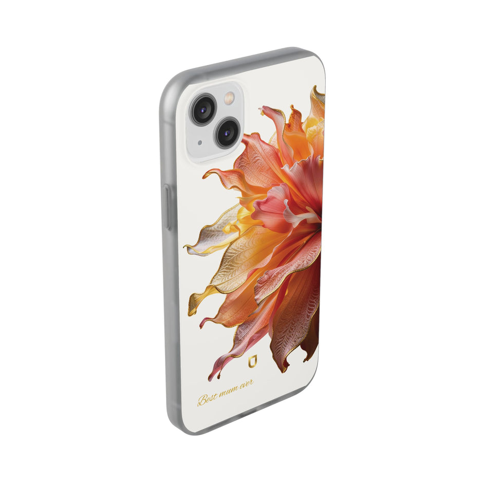 iPhone 14 Series Flexi Case - Ember Bloom
