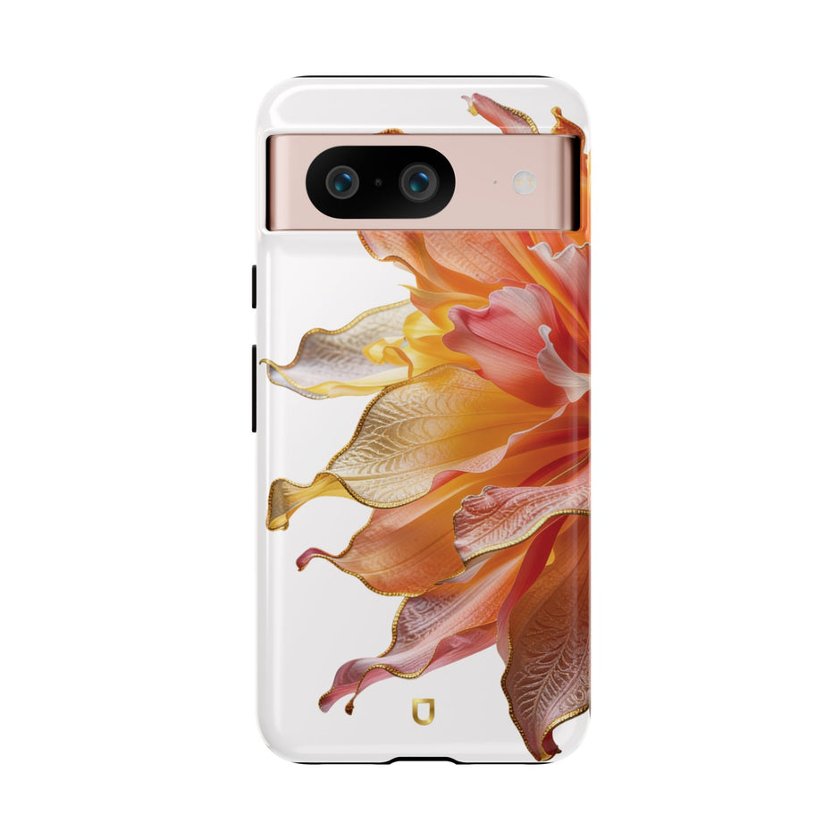 Google Pixel 8 Series Tough Case - Ember Bloom White