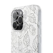 iPhone 15 Pro Max Flexi Case - Black Rose