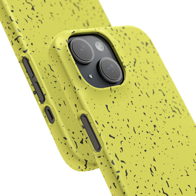 iPhone 15 Slim Case - Flake Lemon