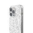iPhone 14 Pro Max Flexi Case - Black Rose