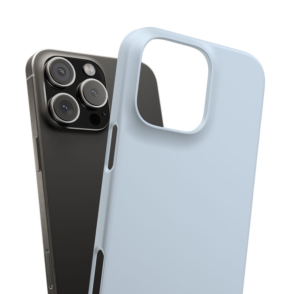 iPhone 16 Pro Max Slim Case - Blue Pale