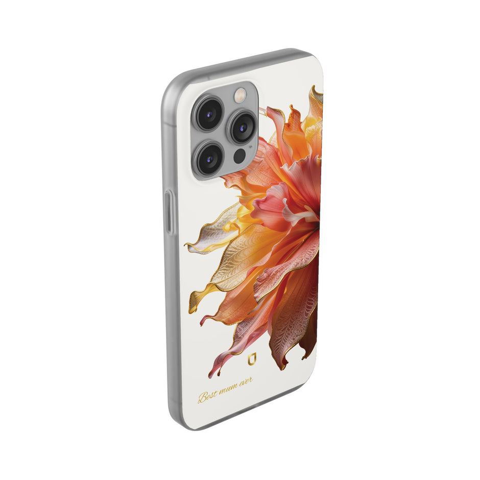 iPhone 14 Series Flexi Case - Ember Bloom
