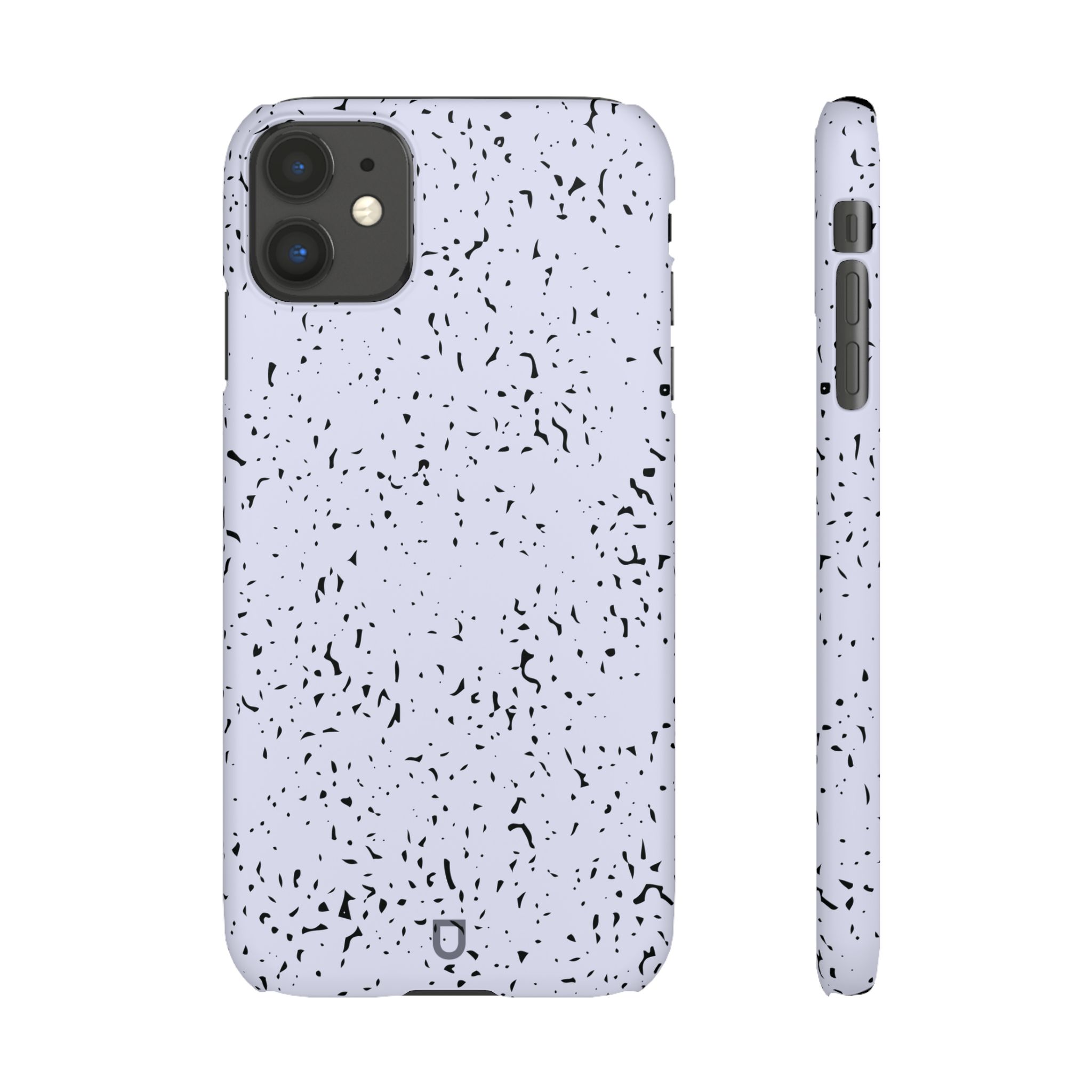 iPhone 11 Slim Case – Flake Lavender Front and Side