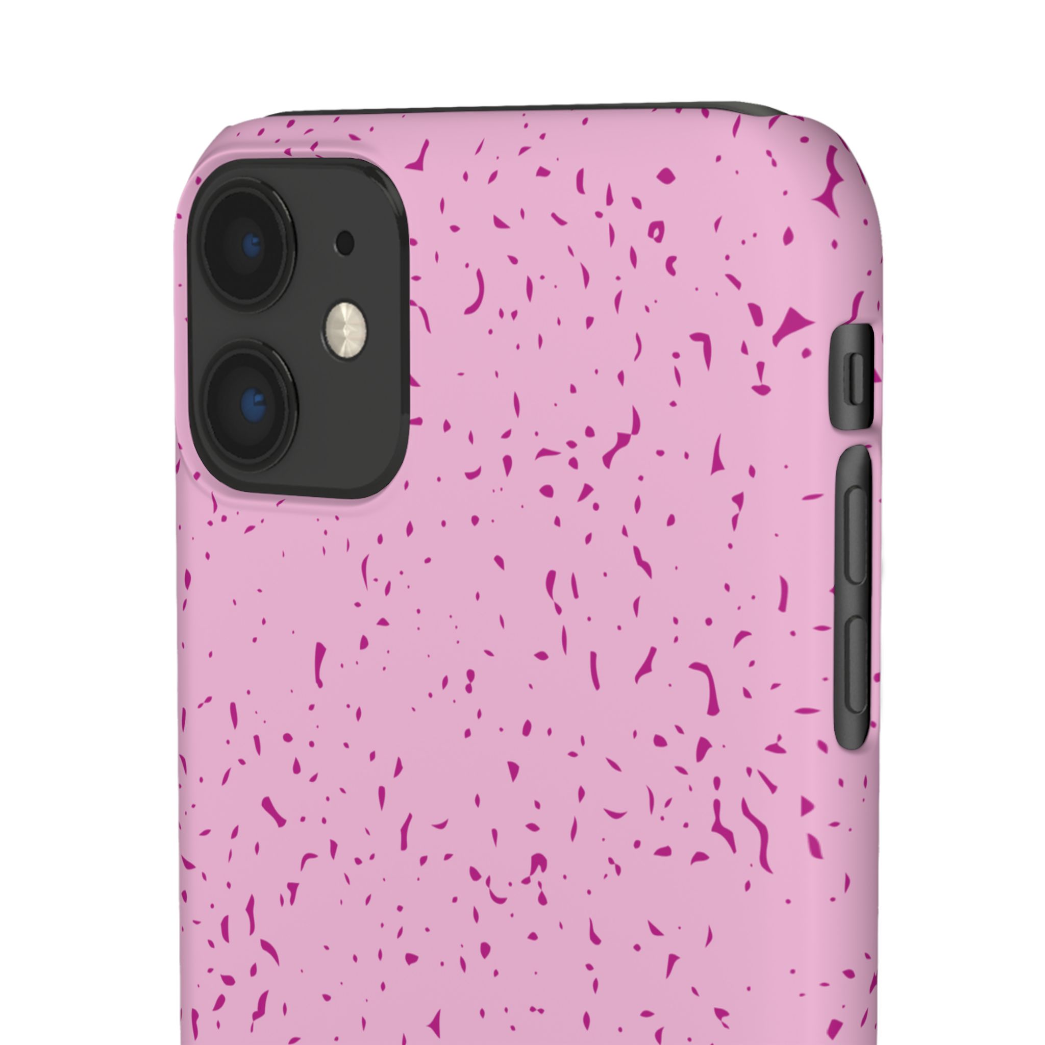 iPhone 11 Slim Case – Flake Pink Close-up