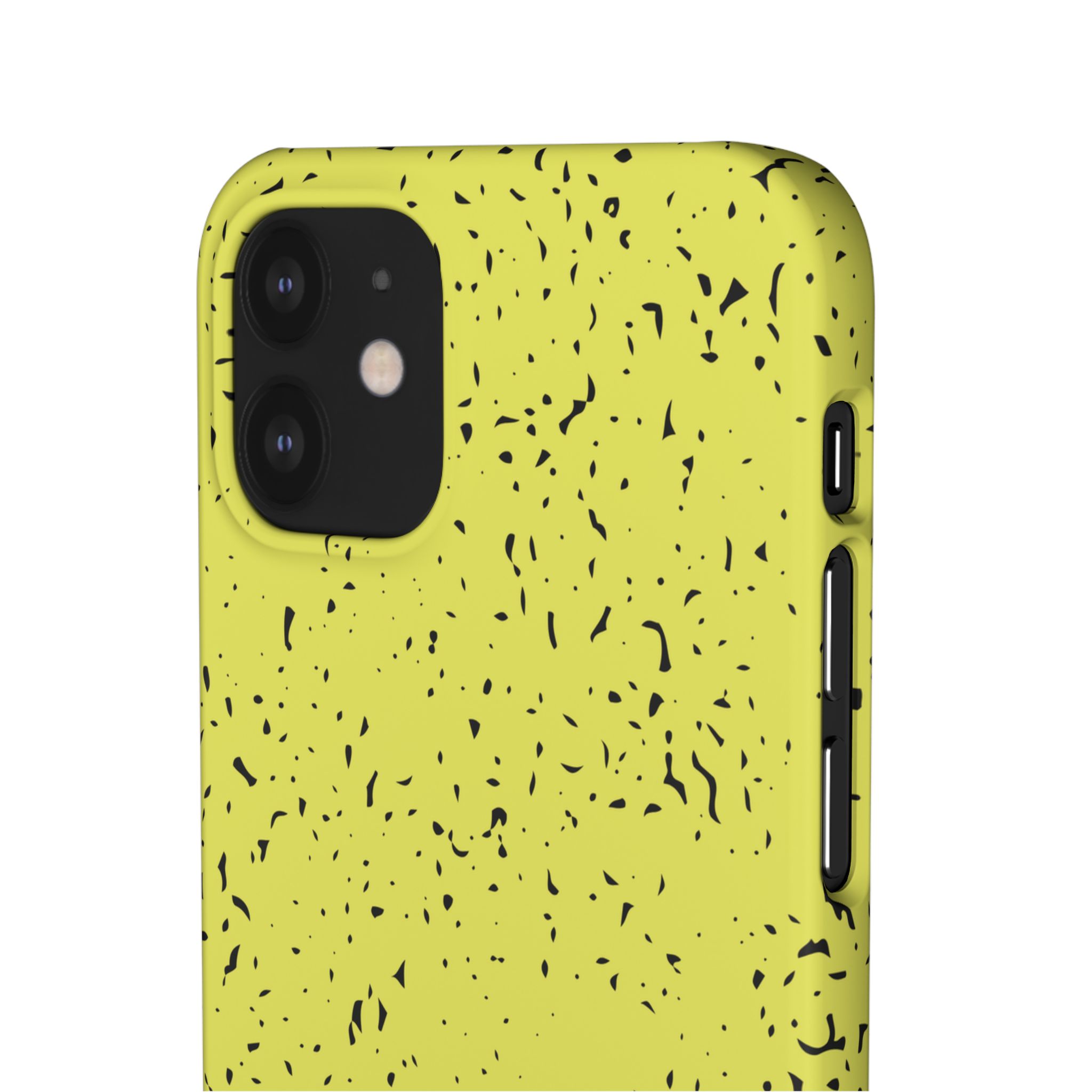iPhone 12 Mini Slim Case – Flake Lemon Close-up