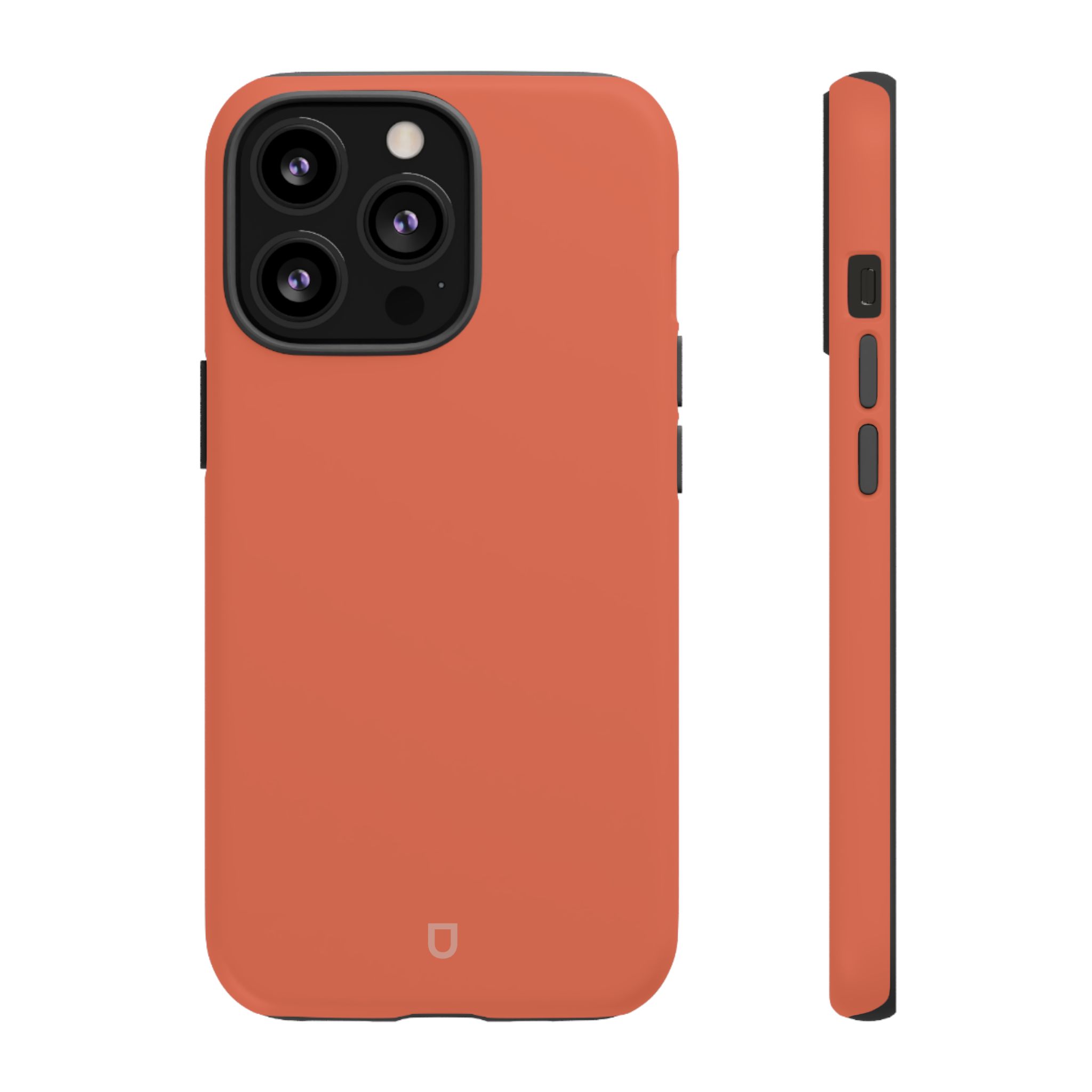iPhone 13 Pro Tough Case – Burnt Matte Front and Side