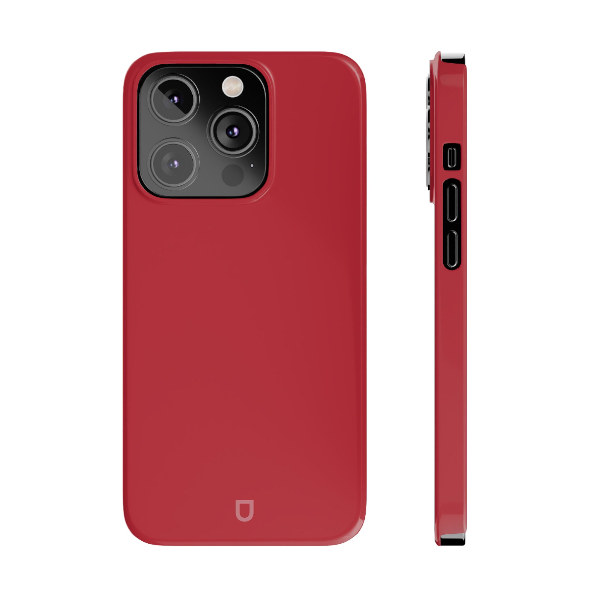 iPhone 14 Pro Ultra Thin Case – Red Front and Side